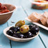 Naturally Chic Palm Leaf Plates - 4 Inch Round - Bamboo Like, Eco Friendly, Disposable, Compostable and Biodegradable Plates for Weddings, Parties and Events