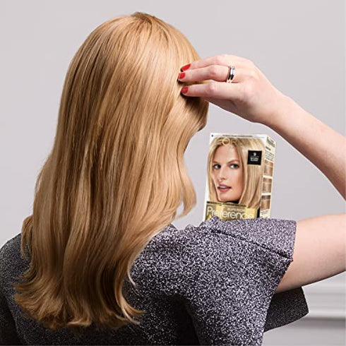 L'Oreal Paris Superior Preference Fade-Defying + Shine Permanent Hair Color, 7.5A Medium Ash Blonde, Pack of 1, Hair Dye