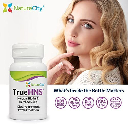 True-HNS Hair Skin Nail Cynatine Keratin Supplement - Hair Skin & Nails Support