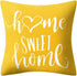 Drmstow Yellow Pillow Covers 18x18 Set of 4 Modern Decorative Geometric Outdoor Sofa Throw Pillow Cushion Covers Case for Couch Living Room Bedroom Patio Furniture Indoors Home Decor