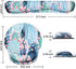 HAOCOO Keyboard Wrist Rest and Ergonomic Mouse Pad Wrist Support Set with Non-Slip Backing Memory Form-Filled, Easy-Typing and Pain Relief for Gaming Office Computer Laptop (Painted Cactus)