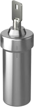 Ezy Dose Pill Box and Medicine, Vitamin Container, Safe for Money & Travel Items, Stainless Steel, 2 Keys with Lock