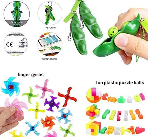 26 Pcs Sensory Fidget Toys Set for Kids Adults,Carnival,Birthday Party Favors,Pinata Stuffers,Goodie Bag Fillers,Classroom Rewards,Treasure Box Toys Prizes,Easter Basket Stuffers Gifts Egg Filler