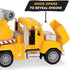 DRIVEN by Battat – Micro Crane Truck – Toy Crane Truck with Lights, Sounds and Movable Parts for Kids Age 3+ , Yellow