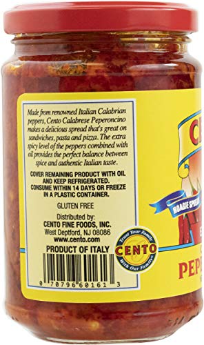 Cento Extra Hot Calabrese Pepperoncino Hoagie Spread, 9.87 Ounce