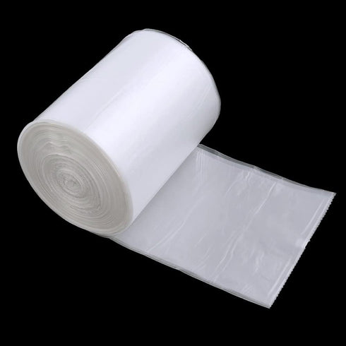Idomy 8 Gallon Clear Kitchen Trash Bags, 100 Counts