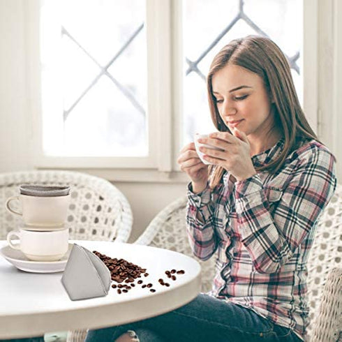 #2 Reusable Permanent Cone Coffee Filters, 2~6 Cup Mesh Coffee Filter 2, Compatible with Cuisinart DCC-450 Coffee Maker & #2 Cone Coffee Dripers, Replace Melitta Coffee Filters No.2