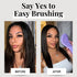 Detangling Brush. Detangler Hairbrush for Curly, Thick, Natural, Straight, Fine, Wet or Dry Hair for Women, Kids and Toddlers by Lily England (Ombre)