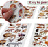 Creammuffin Stickers Party Supplies Kits for Toddlers, Children 3D Puffy Animal Stickers Tiger Sticker- Over 180 Stickers (Real Animal)