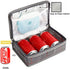 FlowFly Small Insulated Lunch box Portable Soft Bag Mini Cooler Thermal Meal Tote Kit with Handle for Work & School (W&B)