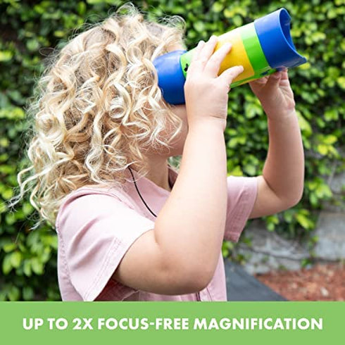 Educational Insights GeoSafari Jr. Kidnoculars, Binoculars for Toddlers & Kids, Stocking Stuffers for Boys & Girls, Ages 3+