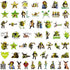 Cute Cartoon Shrek Stickers for Kids Water Bottle, 50pcs Waterproof Vinyl Decal for Teen Girl Laptop Skateboard, Phone, Travel Case, Computer, Guitar, Bike, Notebook (Shrek)