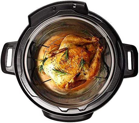 Steamer Rack Trivet with Heat Resistant Handles Compatible with Instant Pot Accessories 6 Qt 8 Quart, Pressure Cooker Trivet Wire Steam Rack, Great for Lifting out Whatever Delicious Meats & Veggies You Cook
