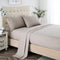 Full Size Sheets ,2400 Thread Count Soft Deep Pocket Microfiber Sheets, 4 Pieces Taupe Bedding Sheets & Pillowcases