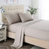 Full Size Sheets ,2400 Thread Count Soft Deep Pocket Microfiber Sheets, 4 Pieces Taupe Bedding Sheets & Pillowcases