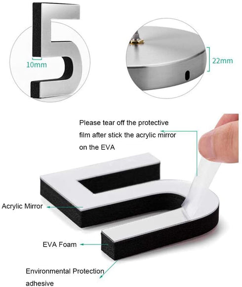 Mila 3D Frameless Wall Clock Large DIY Wall Sticker Decorations for Living Room Bedroom Office (Black)