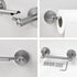 Solid Brushed Nickel Pivoting Toilet Paper Holder - Polished Chrome Bathroom Accessories - 304 Stainless Steel and Zinc Alloy Made - No Rust or Corrosion 8.7 x 3 x 2 inch