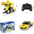 EpochAir Wall Climbing Remote Control Car Dual Mode 360° Rotating RC Stunt Cars with Headlight Rechargeable Toys for Boys Gift for 4 5 6 7 8-12 Year Old Kids (Transformers)