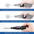 Dnieheic Electric Screwdriver 3.6v Rechargeable Portable Mini Automatic Rotational 6.35mm Dual Heads Bit and Usb Cable LED Light Screwdriver, Forward and Reverse Rotate…