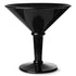 G.E.T. Shatterproof Jumbo Martini Cocktail Glass, 48 Ounce, Black
