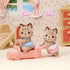 Calico Critters Sandy Cat Twins, Assorted Model , Pink