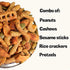 ASS KICKIN’ Habanero Pepper Spicy Hot Peanut Snack Mix – 10 oz - Hot Peanuts, Cashews, Rice Crackers, Sesame Sticks and Pretzels - Ultimate Spicy Gourmet Gift Peanuts - Try if you dare!