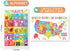 4 Alphabet, Map of United States, World Map, Solar System, ABC Posters Toddlers Wall Art Decor, Planets For Kid Chart, US Travel Map Laminated Kindergarten Classroom Prek Homeschool Supplies 11x17"
