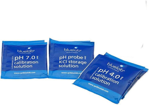 Bluelab CAREKITPH pH Probe Care Kit with Calibration Supplies, Storage Solution, and Brush, Used for Pen, Meter, Monitor, Controller and Tools for Hydroponic System and Indoor Plant Grow, Clear