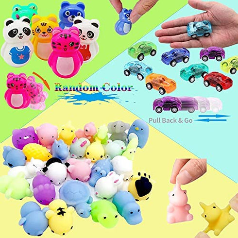 Bestkiy 44 Pack Party Favor for Kids Goodie Bag Fillers,Bulk Toys Teens,Birthday Favors Assortment,Carnival Prizes Boys Girls,Pinata Stuffers Classroom Rewards Treasure Box Chest zhou-party-44Pc