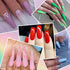 Dip Powder Nail Kit - 10 Dip Powder Colors Refill with Glow in The Dark Nail Dip Powder