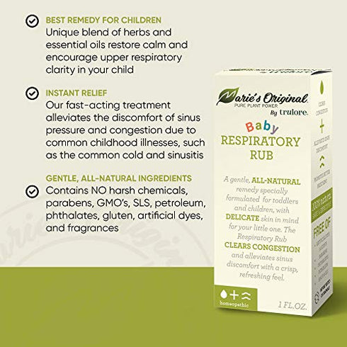 Baby Chest Rub Breathe Blend Essential Oil | Congestion Relief Calming Essential Oils for Sleep, Sinus, Pain, Stress | Eucalyptus, Peppermint, Clover, Olive, Cajeput | Safe for Toddlers and Children