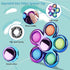 Jawhock 3 Pack Pop Fidget Spinner, Metal-Looking Push Bubble Fidget Spinner, Party Favor Sensory Simple Fidget Pack Hand Spinner for ADHD Anxiety Stress Relief for Kids