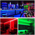 DAYBETTER Led Lights 30ft, Led Strip Lights with Remote and Power Supply Flexible, RGB Color Changing Led Lights for Bedroom Kitchen Home Party
