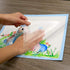 BAZIC Book Cover Clear Self Adhesive Bookcover 18" X 1.5 Yard (54"), Laminate Pack Cover Books Documents, Film Easy Peel, 1-Pack
