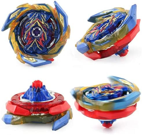 Konikiwa Battling Sparking String Launcher, Brave Valkyrie Top Burst Launcher Set, Left and Right Spin String Launcher Grip Compatible with All Bey Burst Series - Blue