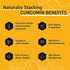 NATURAL STACKS Turmeric Curcumin 60 ct. - 185x More Bioavailable Liquid Soft Gel - Supports Healthy Joints, Brain Function and Inflammation Response - 100mg Organic Coconut Oil for Rapid Absorption