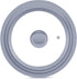 Universal Lid for Pots and Pans,Heat-Resistant Tempered Glass Frying Pan Lids One Size Fits All, Diameter Cookware Dishwasher Safe, Grey 3 In 1 Work Bakeware Silicone Pans Lids(7.9œ 8.7? 9.5œ, Grey)