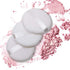 Shapenty 4PCS Soft Large Round Loose Powder Puff Pad Washable Velour Smooth Bath Body Powder Puff With Ribbon Band Handle for Women Men Face Neck Makeup (4Inch, White)