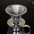 Pour Over Coffee filter with Stand,Paperless Pour Over Coffee Dripper Manual Reusable Stainless Steel Cone Filter, Single Drip Brew, Double Mesh Liner By TEEMADE