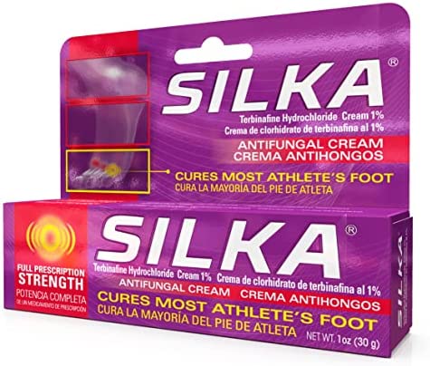 SILKA Anti-Fungal Cream, Clinical Anti-Fungus Foot Treatment, Fluid, 1 Oz