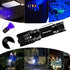 Blacklight Flashlight, Morpilot 2 in 1 UV Flashligh , 395 nm Black Light Flashlite for Pet Urine and House Stains Detecting, IP4 Waterproof, 4 Modes, 3 AAA Batteries Included