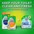 Scrubbing Bubbles Fresh Brush Toilet Cleaning System, Heavy Duty Refills, 8 Brush Pads