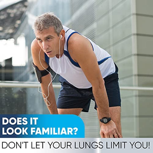 White Lung by NutraPro - Lung Cleanse And Detox.Support Lung Health. Supports Respiratory Health. 60 Capsule - Made in GMP Certified Facility.