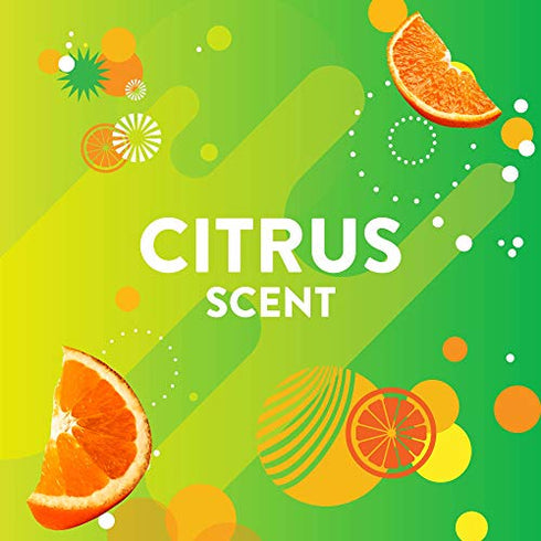 Scrubbing Bubbles Fresh Brush Toilet Bowl Cleaning System Starter Kit, Stain Removing, Citrus Action Scent, Includes: Wand + 4 Refills + 1 Stand