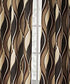 No. 918 42135 Intersect Wave Print Casual Textured Curtain Panel, Charcoal, 48" x 63"