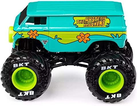 Monster Jam, Official Scooby Doo Vs. Mysterty Machine Die-Cast Monster Trucks, 1: 64 Scale, 2 Pack