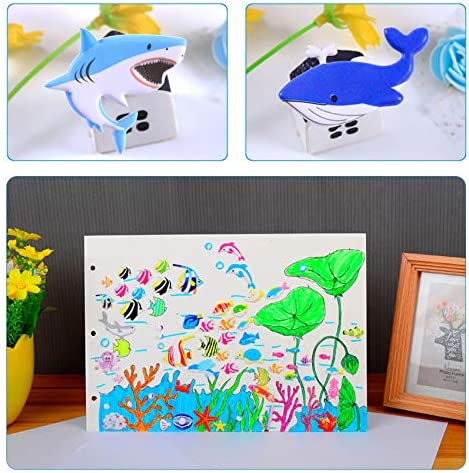 Kids Stickers 500+ 10 Different Sheets, 3D Puffy Sticker for Kids, Bulk Scrapbooking, Ocean Animal Stickers for Boys Girls Teachers Birthday Gift, Party Supplies, Reward