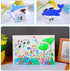Kids Stickers 500+ 10 Different Sheets, 3D Puffy Sticker for Kids, Bulk Scrapbooking, Ocean Animal Stickers for Boys Girls Teachers Birthday Gift, Party Supplies, Reward