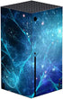 PlayVital Blue Nebula Custom Vinyl Skins for Xbox Series X, Wrap Decal Cover Stickers for Xbox Series X Console Controller