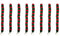 BESTOYARD 8pcs Mini Christmas Scarf Christmas Pet Scarf for Dog Cat and Wine Bottle Decoration for Xmas Party Holiday Dinner Table Ornament